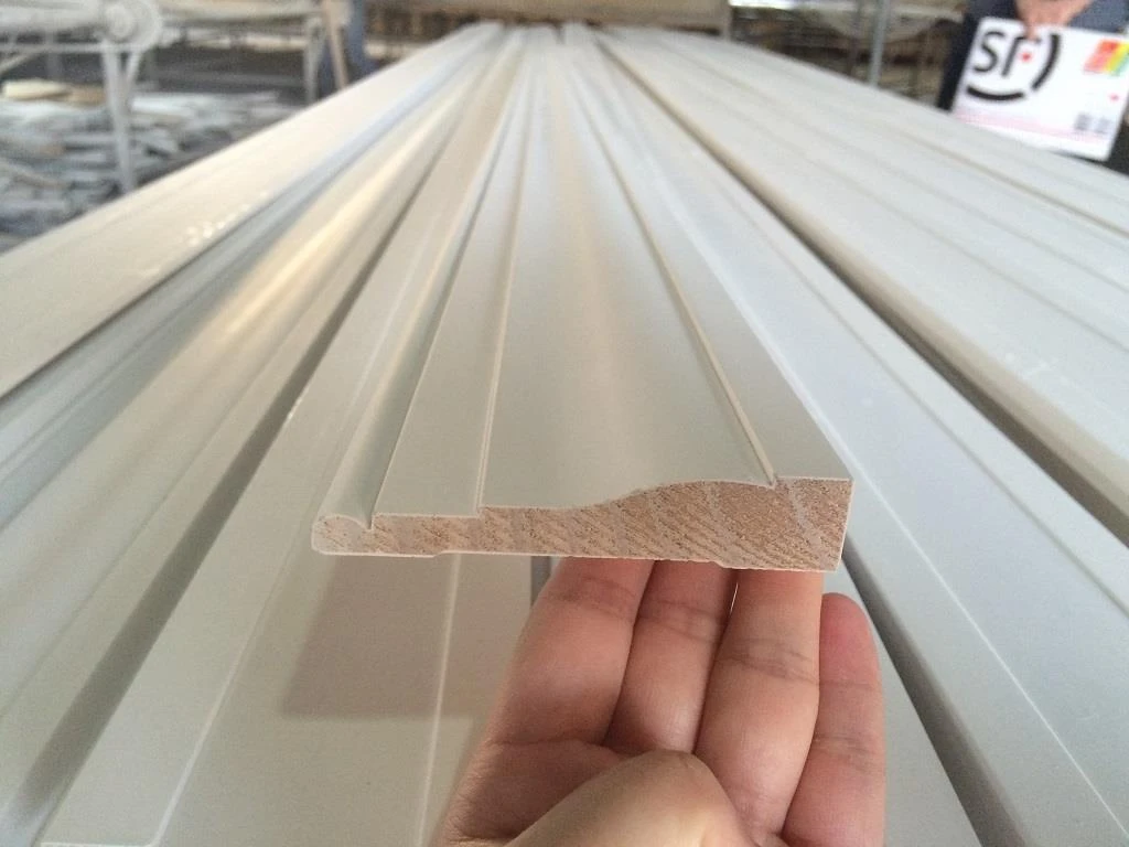 white primed casing