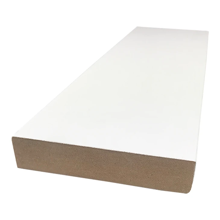 Placi de bază pentru podea, acoperite cu gesso alb de top