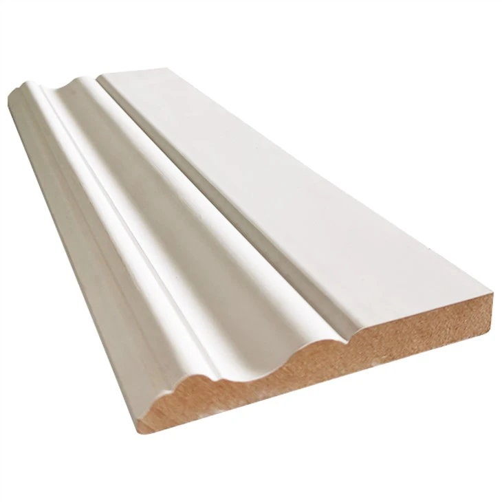 Plinte decorative din MDF alb