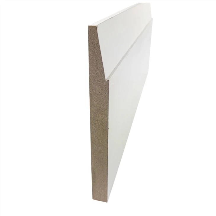 Primed MDF Moulding Baseboard For Flooring